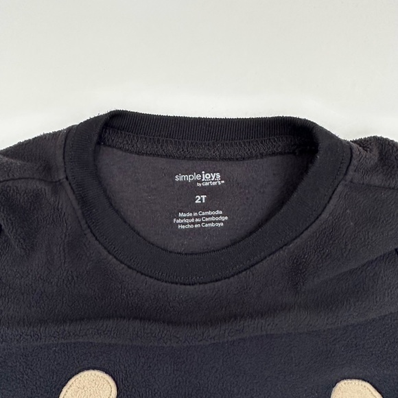 Simple Joys. 2T Fleece Pajama Set - Moose - Picture 3 of 4